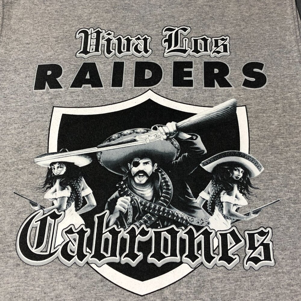 Vintage LA Raiders Muscle Tank Top " Viva Los Raiders Cabrones" 90s